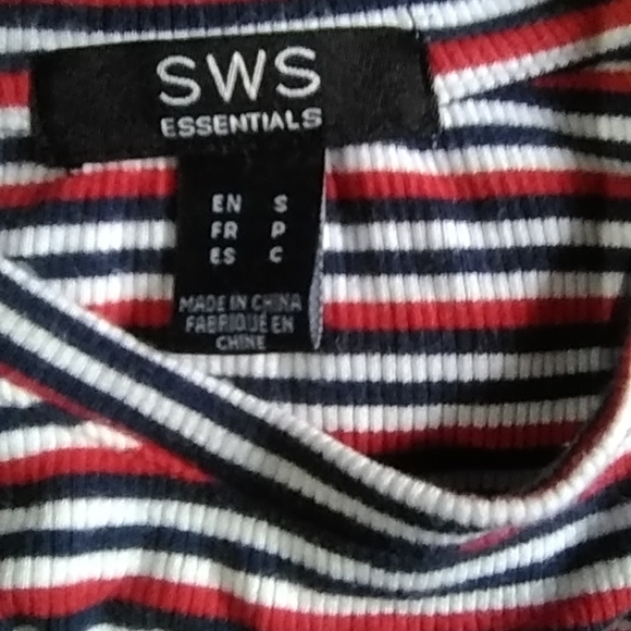 SWS essentials short sleeve striped top - Picture 6 of 6
